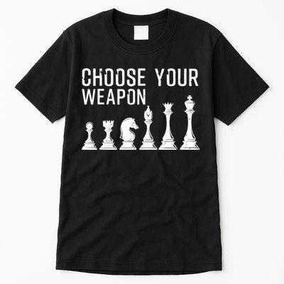 Cool Chess Art For Chess Player Chess Lovers Tall T-Shirt