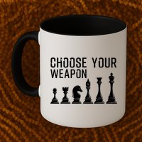 Cool Chess Art For Chess Player Chess Lovers Mug