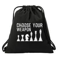 Cool Chess Art For Chess Player Chess Lovers Drawstring Bag