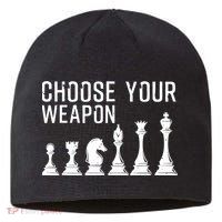 Cool Chess Art For Chess Player Chess Lovers Sustainable Beanie