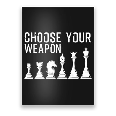 Cool Chess Art For Chess Player Chess Lovers Poster