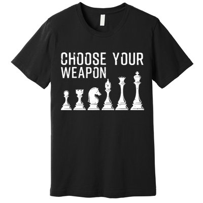 Cool Chess Art For Chess Player Chess Lovers Premium T-Shirt