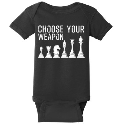 Cool Chess Art For Chess Player Chess Lovers Baby Bodysuit