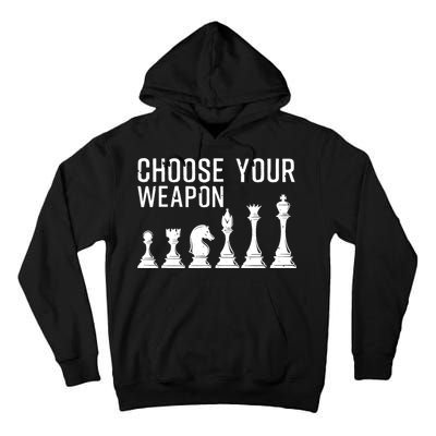 Cool Chess Art For Chess Player Chess Lovers Tall Hoodie