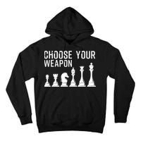 Cool Chess Art For Chess Player Chess Lovers Tall Hoodie