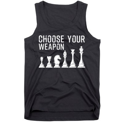 Cool Chess Art For Chess Player Chess Lovers Tank Top