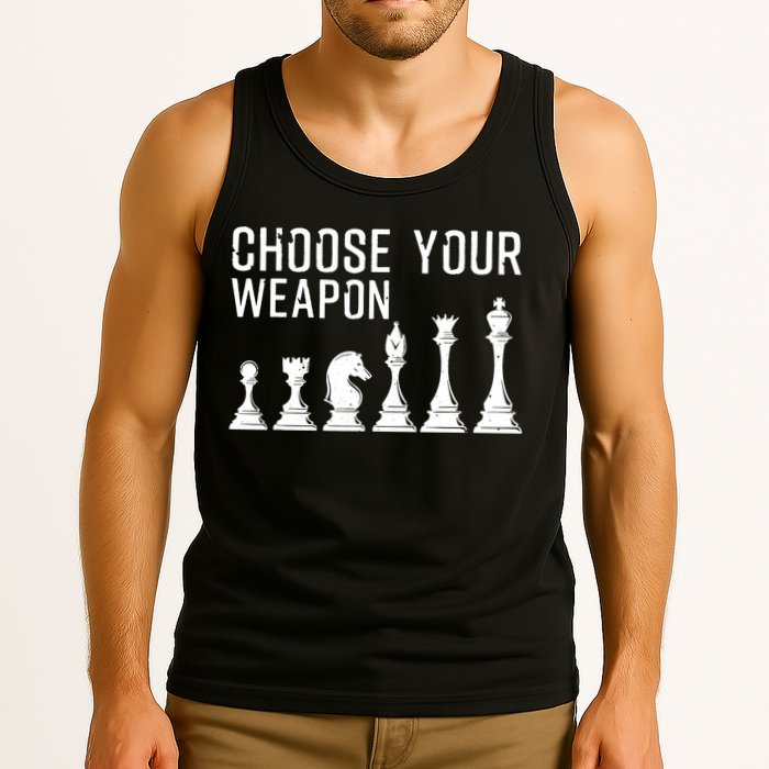 Cool Chess Art For Chess Player Chess Lovers Tank Top