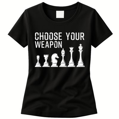 Cool Chess Art For Chess Player Chess Lovers Womens T-Shirt