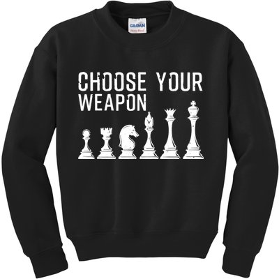 Cool Chess Art For Chess Player Chess Lovers Kids Sweatshirt