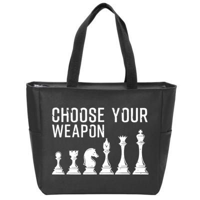 Cool Chess Art For Chess Player Chess Lovers Zip Tote Bag
