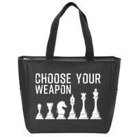 Cool Chess Art For Chess Player Chess Lovers Zip Tote Bag
