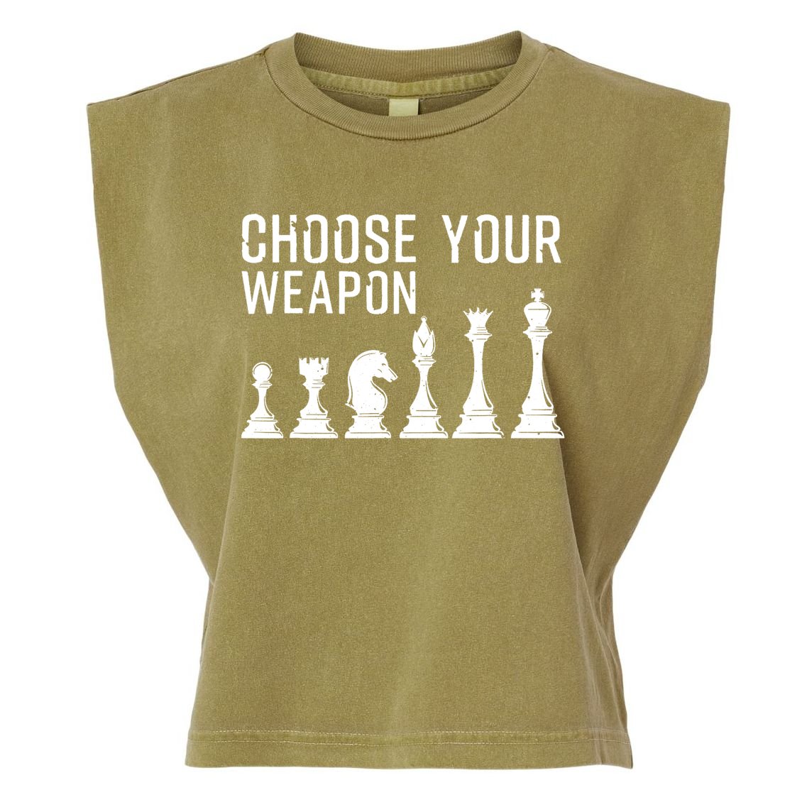 Cool Chess Art For Chess Player Chess Lovers Garment-Dyed Women's Muscle Tee