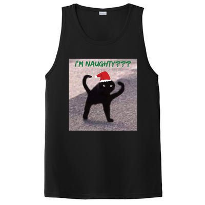 Cursed Cat Angry Meme Im Naughty? Christmas Gift PosiCharge Competitor Tank