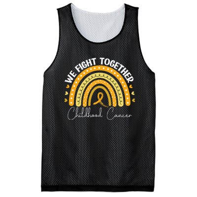 Childhood Cancer Awareness Gold Ribbon Gift Mesh Reversible Basketball Jersey Tank