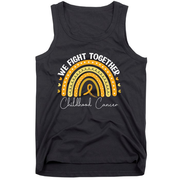 Childhood Cancer Awareness Gold Ribbon Gift Tank Top