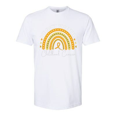 Childhood Cancer Awareness Gold Ribbon Gift Softstyle CVC T-Shirt