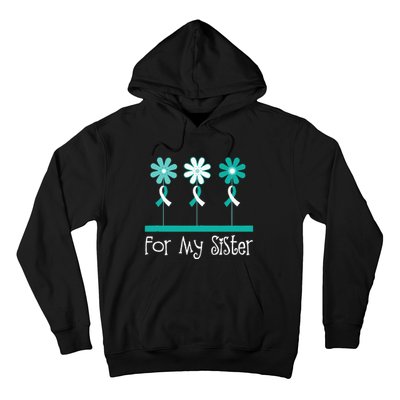 Cervical Cancer Awareness For My Sister Support Hoodie