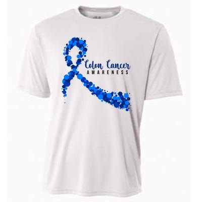 Colon Cancer Awareness Ribbon Cooling Performance Crew T-Shirt