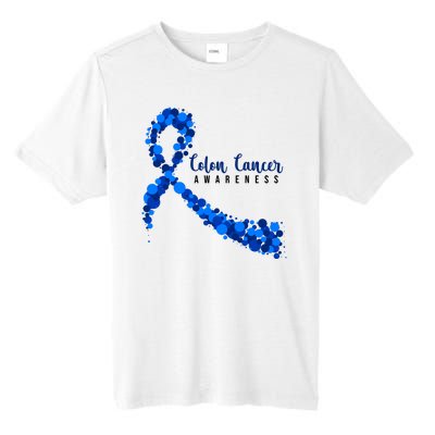 Colon Cancer Awareness Ribbon Tall Fusion ChromaSoft Performance T-Shirt