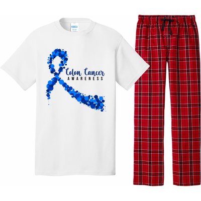 Colon Cancer Awareness Ribbon Pajama Set