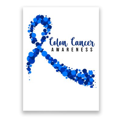 Colon Cancer Awareness Ribbon Poster