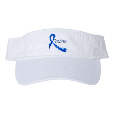 Colon Cancer Awareness Ribbon Valucap Bio-Washed Visor