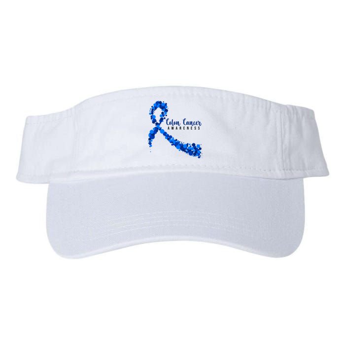 Colon Cancer Awareness Ribbon Valucap Bio-Washed Visor