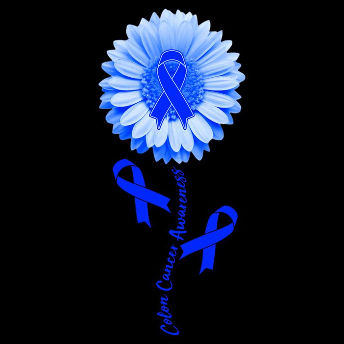 Colon Cancer Awareness Ribbon Flower 16 in Basic Backpack