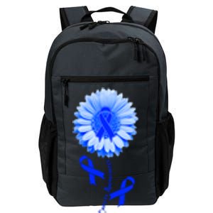 Colon Cancer Awareness Ribbon Flower Daily Commute Backpack