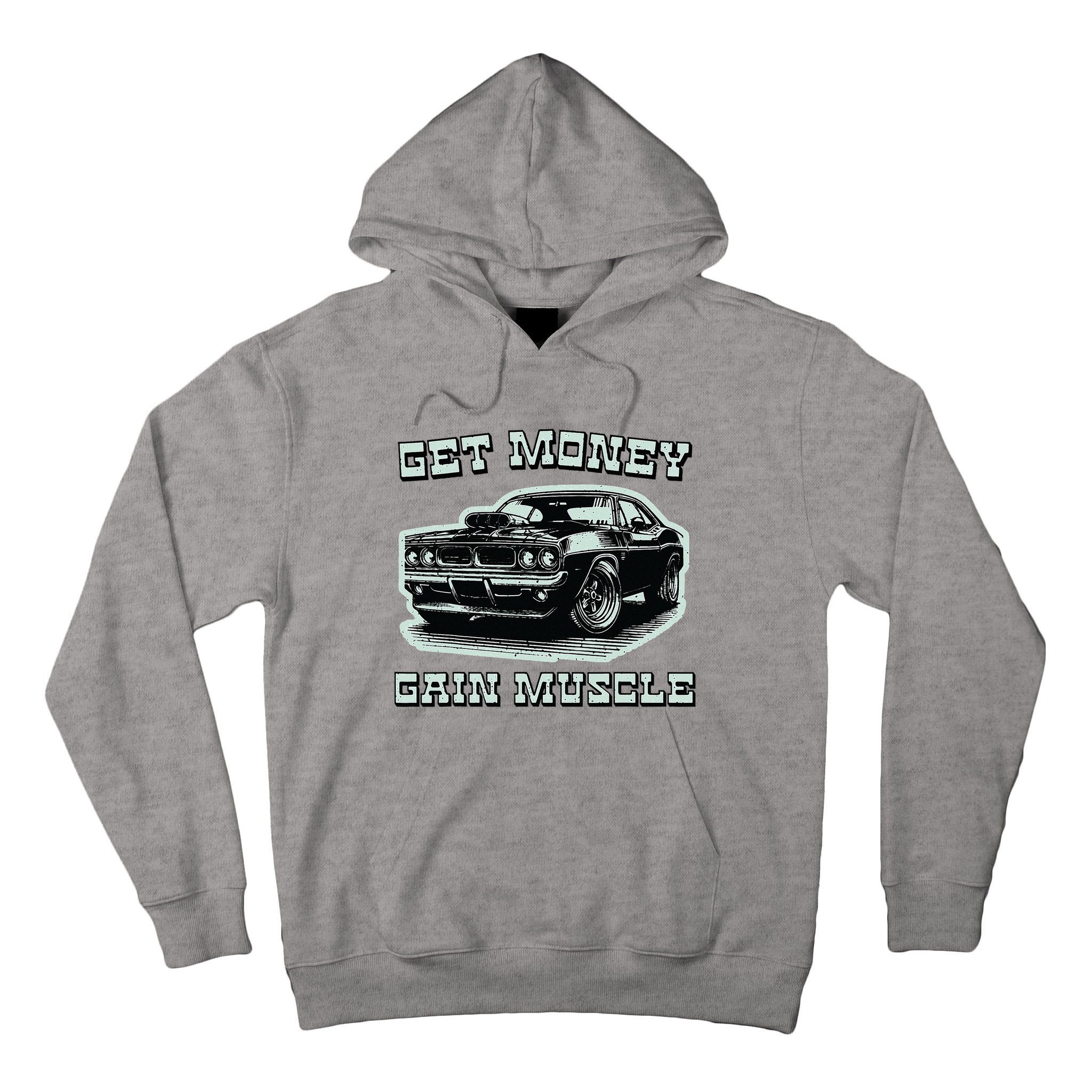 Classic Car American Muscle Cars Garage Grease Gears Lover Tall Hoodie