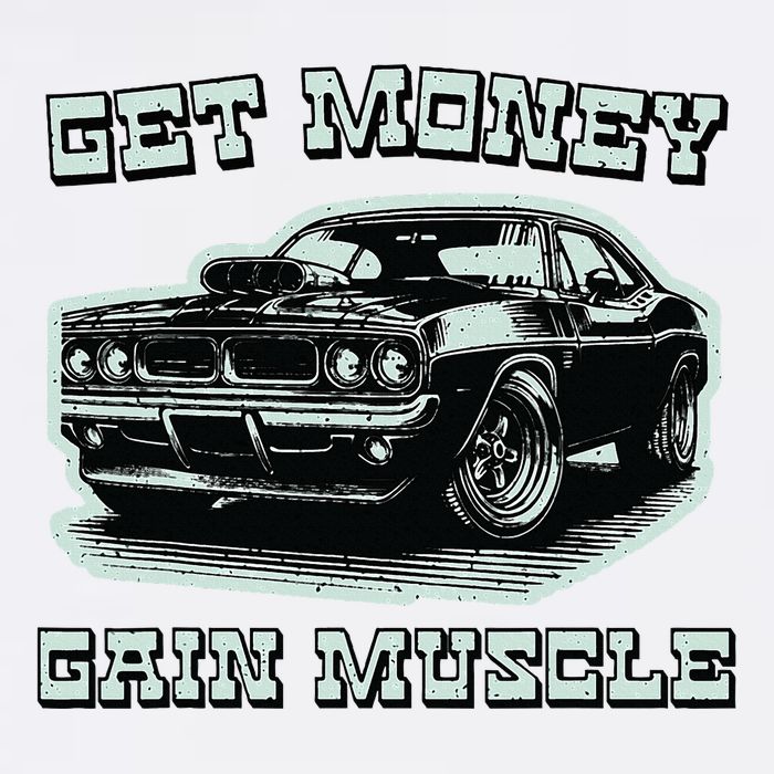 Classic Car American Muscle Cars Garage Grease Gears Lover Womens T-Shirt