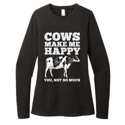 Cool Cow Art For Men Women Cow Farmer Dairy Cows Farm Animal Womens CVC Long Sleeve Shirt