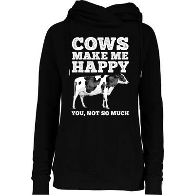 Cool Cow Art For Men Women Cow Farmer Dairy Cows Farm Animal Womens Funnel Neck Pullover Hood