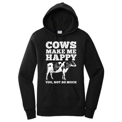 Cool Cow Art For Men Women Cow Farmer Dairy Cows Farm Animal Women's Pullover Hoodie