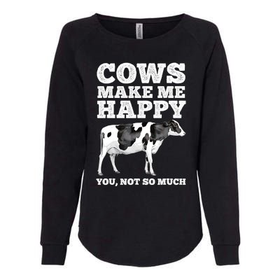 Cool Cow Art For Men Women Cow Farmer Dairy Cows Farm Animal Womens California Wash Sweatshirt