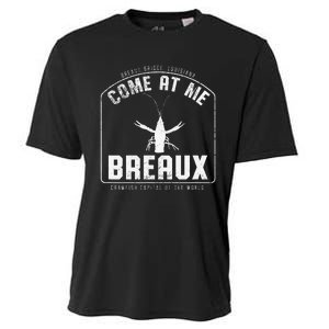 Crawfish Come At Me Breaux Bridge Louisiana Funny Festival Cooling Performance Crew T-Shirt