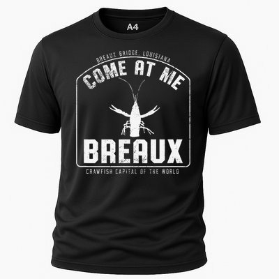 Crawfish Come At Me Breaux Bridge Louisiana Funny Festival Cooling Performance Crew T-Shirt