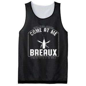 Crawfish Come At Me Breaux Bridge Louisiana Funny Festival Mesh Reversible Basketball Jersey Tank