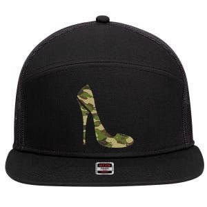 Cool Camouflage Art Camo Clothes Costume Camo 7 Panel Mesh Trucker Snapback Hat