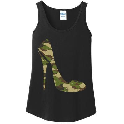 Cool Camouflage Art Camo Clothes Costume Camo Ladies Essential Tank