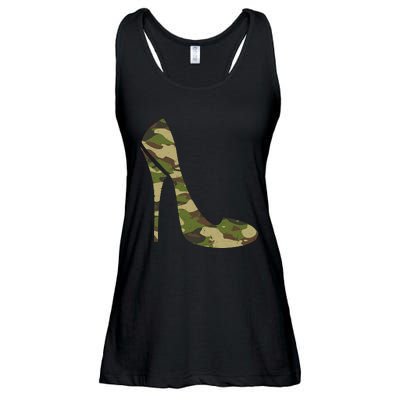 Cool Camouflage Art Camo Clothes Costume Camo Ladies Essential Flowy Tank