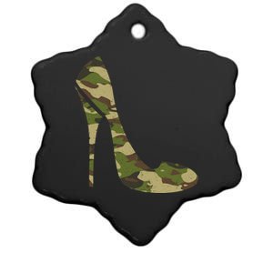 Cool Camouflage Art Camo Clothes Costume Camo Ceramic Star Ornament