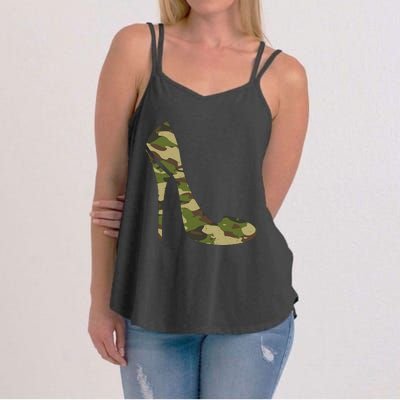 Cool Camouflage Art Camo Clothes Costume Camo Women's Strappy Tank