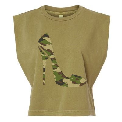 Cool Camouflage Art Camo Clothes Costume Camo Garment-Dyed Women's Muscle Tee