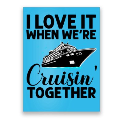 Cool Cruise Art Cruise Ship Couple Family Vacation Meaningful Gift Poster