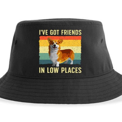 Cute Corgi Art Pet Dog Cardigan Corgi Sustainable Bucket Hat