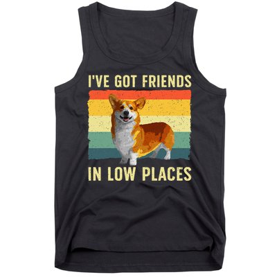 Cute Corgi Art Pet Dog Cardigan Corgi Tank Top