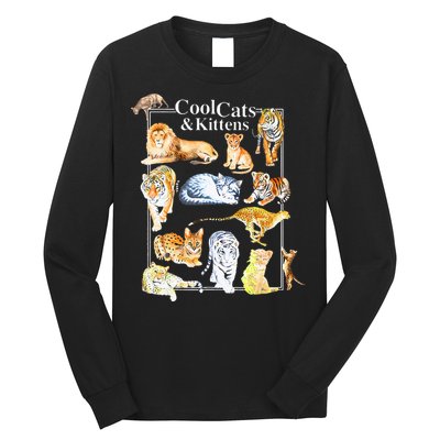 Cool Cats And Kittens Tiger Lion Leopard Felines Long Sleeve Shirt