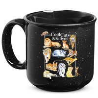 Cool Cats And Kittens Tiger Lion Leopard Felines 15oz Campfire Ceramic Mug
