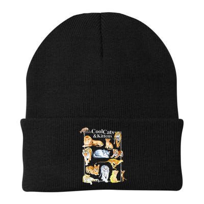 Cool Cats And Kittens Tiger Lion Leopard Felines Knit Cap Winter Beanie